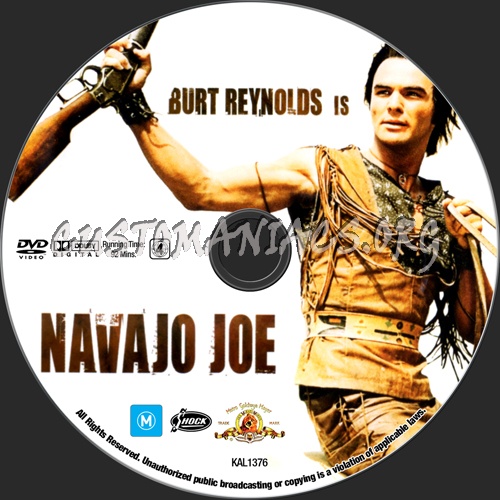 Navajo Joe dvd label