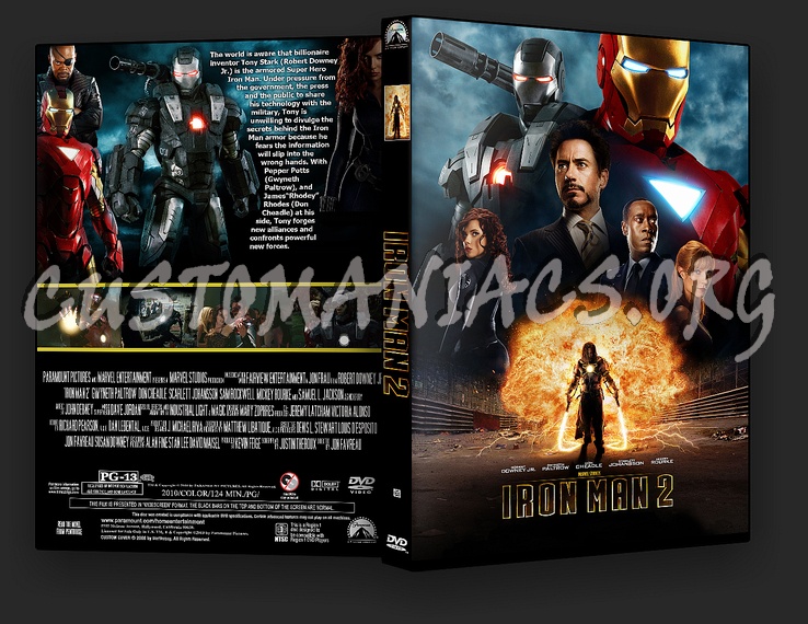 Iron Man 2 dvd cover