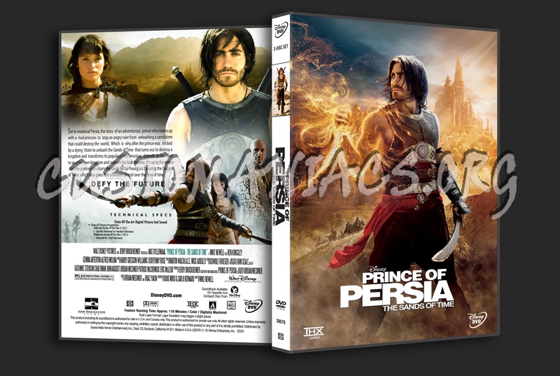 Prince of Persia: The Sands of Time dvd cover