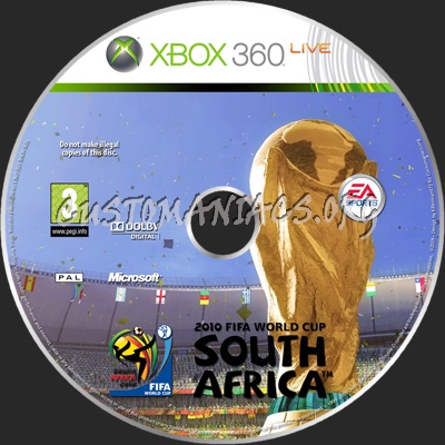 2010 FIFA World Cup South Africa dvd label