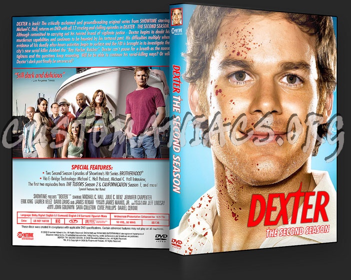 Dexter Season 2 dvd cover