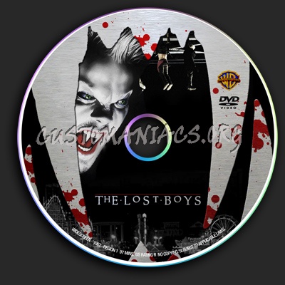 The Lost Boys dvd label