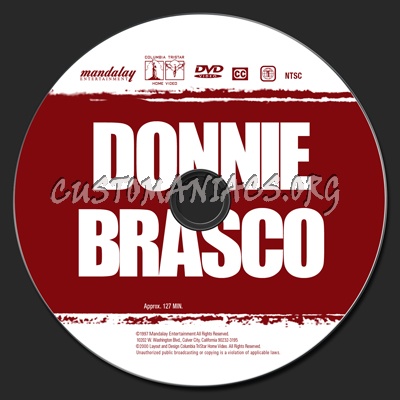 Donnie Brasco dvd label