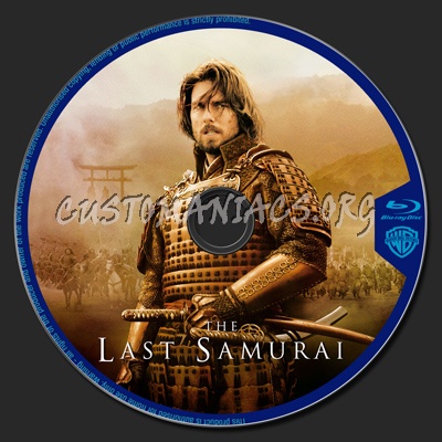 The Last Samurai blu-ray label