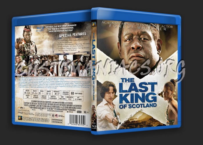 The Last King of Scotland blu-ray cover