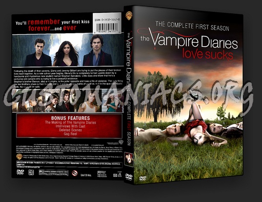 The Vampire Diaries Season 1 dvd cover