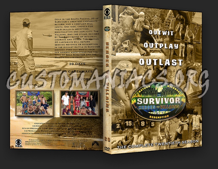 Survivor Heroes Vs Villains - Season 20 dvd cover