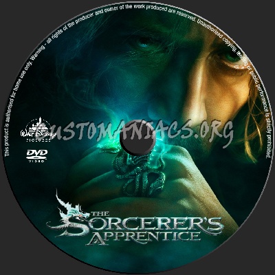 The Sorcerer's Apprentice dvd label