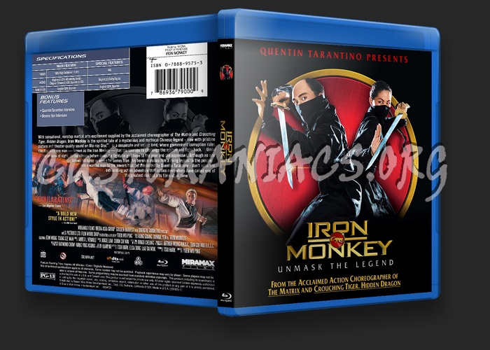 Iron Monkey blu-ray cover