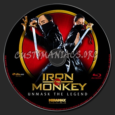 Iron Monkey blu-ray label