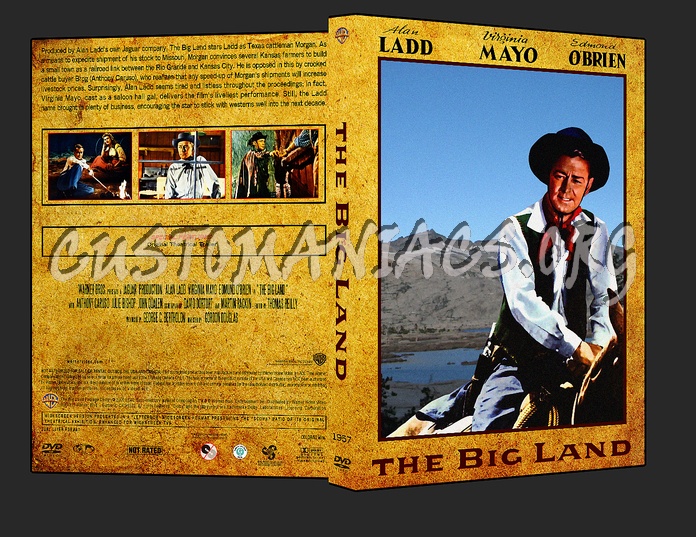 Western Collection - The Big Land 1957 dvd cover