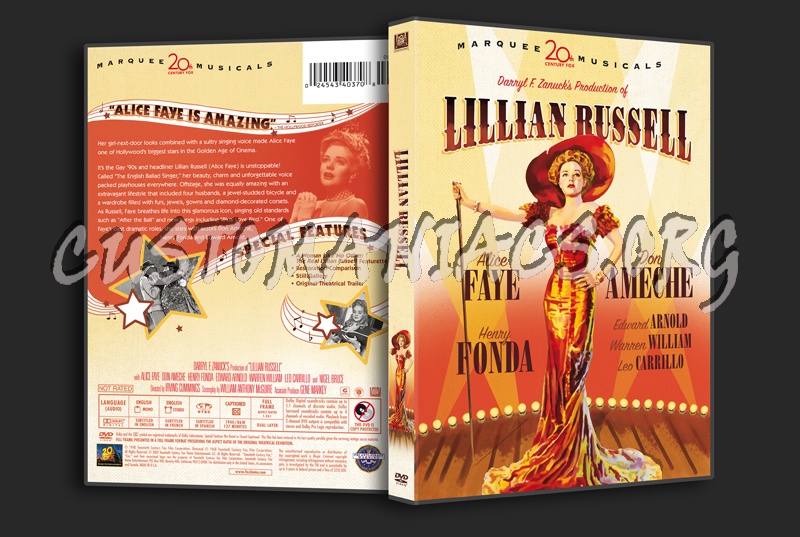 Lillian Russell dvd cover