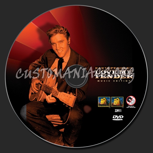 Love Me Tender dvd label