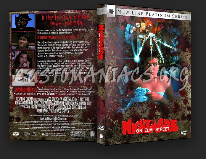 A Nightmare On Elm Street - Spanning Spine dvd cover