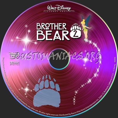 Brother Bear 2 dvd label