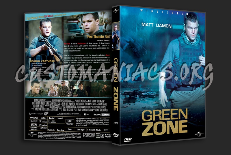 Green Zone dvd cover