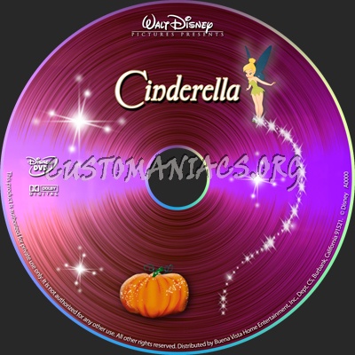 Cinderella dvd label