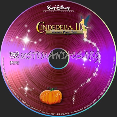 Cinderella 2 dvd label