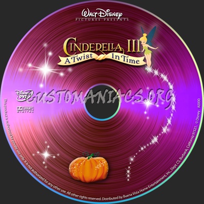 Cinderella 3 dvd label