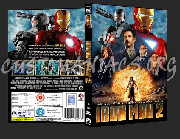 Iron Man 2 dvd cover