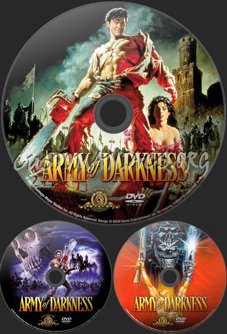 Army Of Darkness dvd label