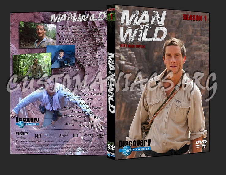 Man vs Wild Season 1 dvd cover