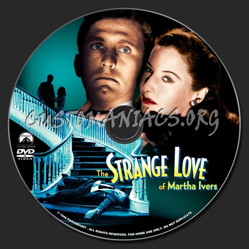 The Strange Love of Martha Ivers dvd label