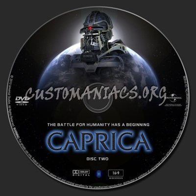 Caprica dvd label