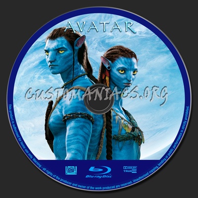 Avatar blu-ray label