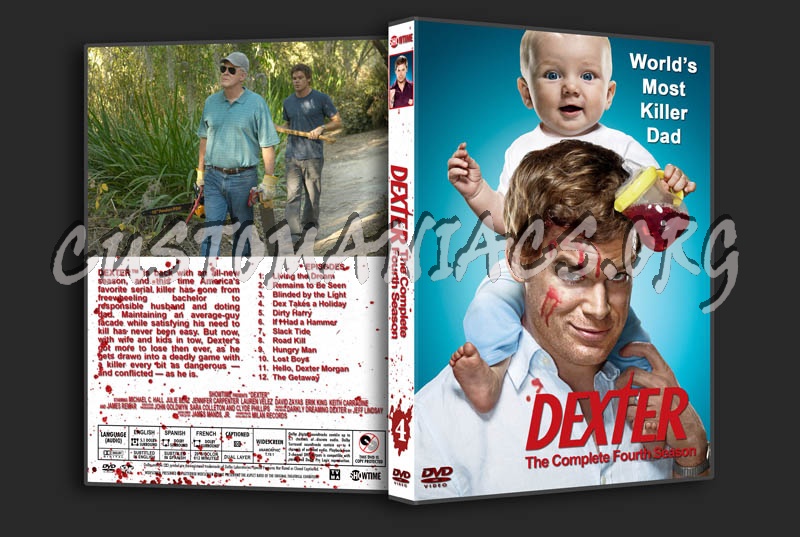 Dexter: Season 4 dvd cover