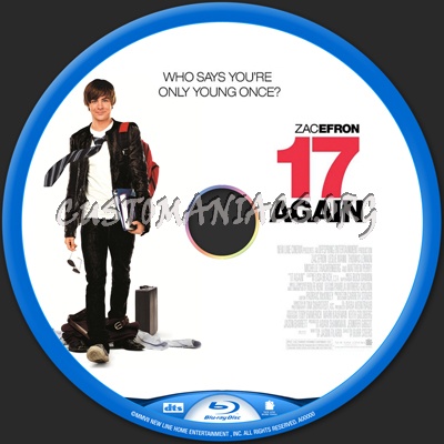 17 Again blu-ray label