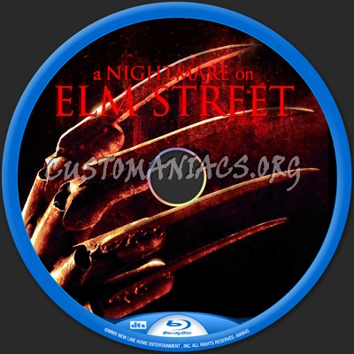 A Nightmare on Elm Street (2010) blu-ray label