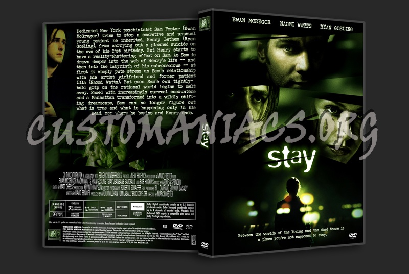 Stay dvd cover