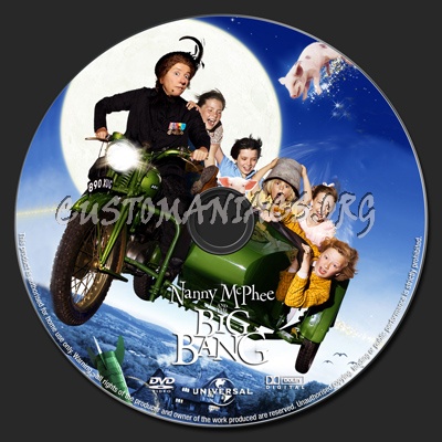 Nanny Mcphee & The Big Bang dvd label