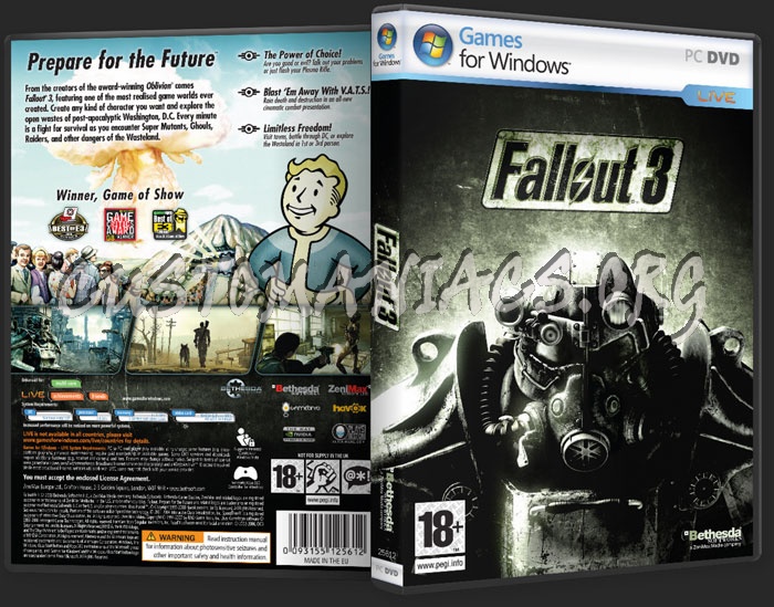 Fallout 3 dvd cover