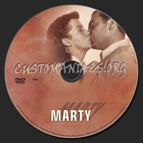 Marty dvd label