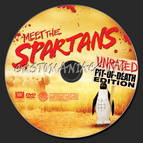 Meet the Spartans dvd label