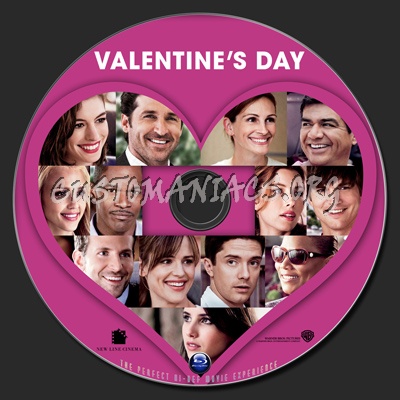 Valentine's Day blu-ray label