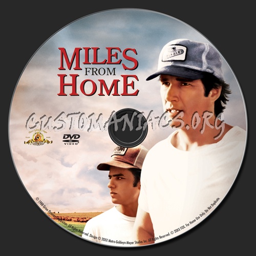 Miles From Home dvd label