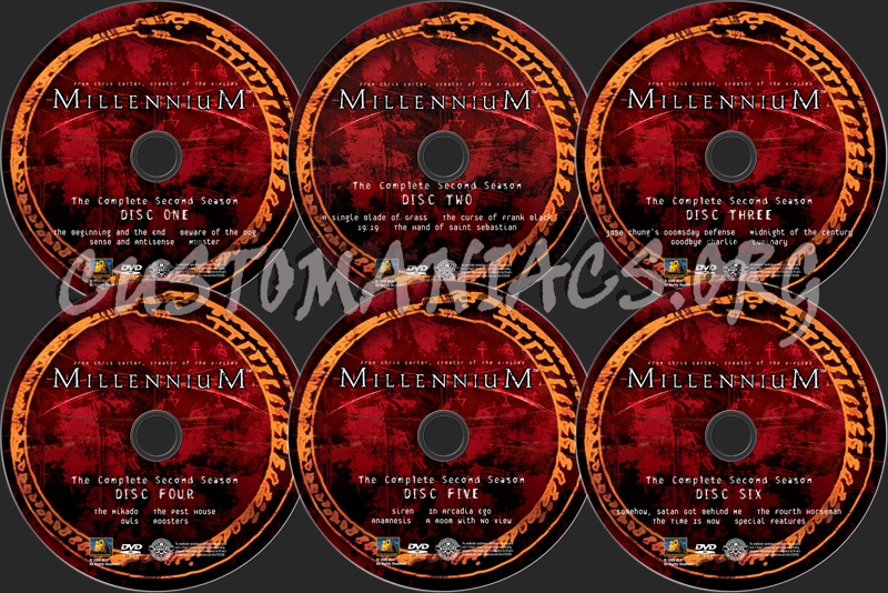 Millennium  Season 2 dvd label