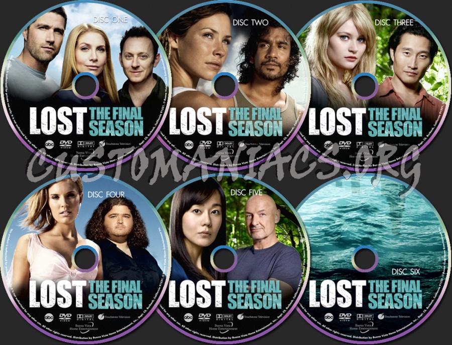 Lost -The Final Season dvd label