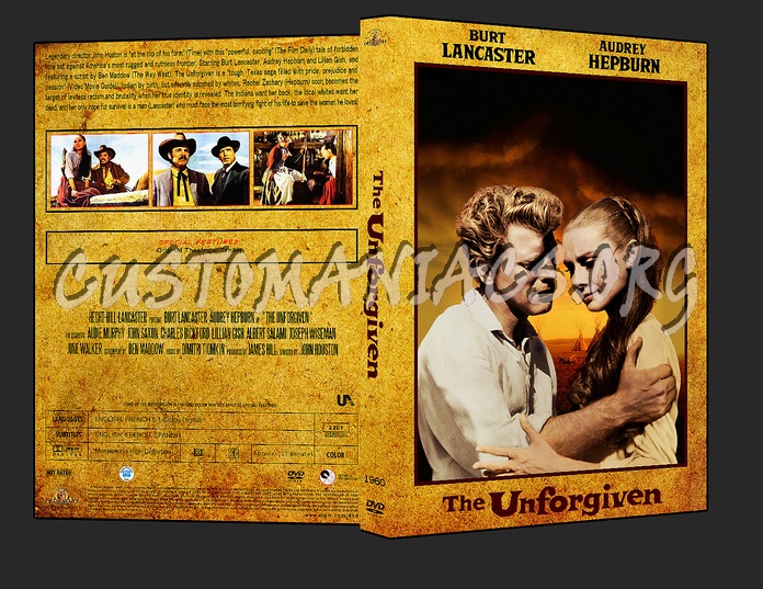 Western Collection - The Unforgiven 1960 dvd cover