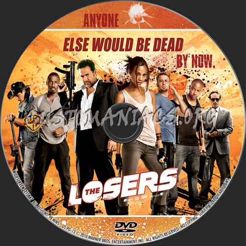 The Losers dvd label