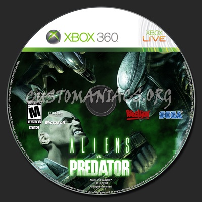 Aliens vs. Predator dvd label