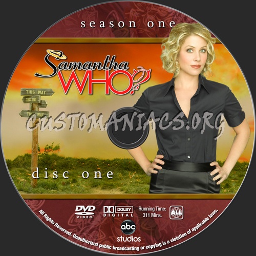 Samantha Who? - Season 1 dvd label