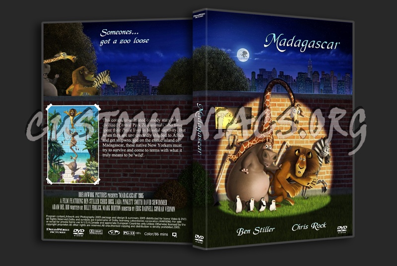 Madagascar dvd cover