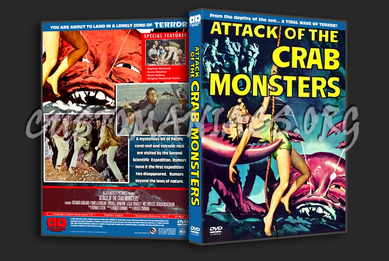 Attack Of The Crab Monsters Dvd Cover Dvd Covers Labels By Customaniacs Id 1044 Free Download Highres Dvd Cover