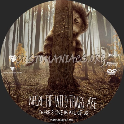 Where the Wild Things Are dvd label