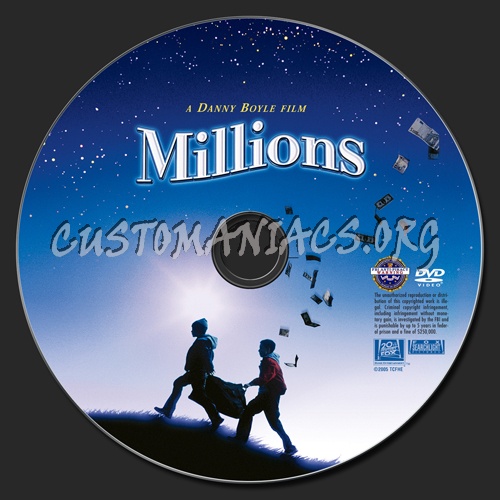 Millions dvd label