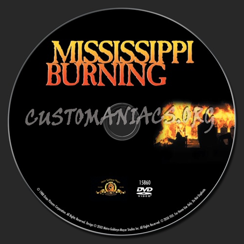 Mississippi Burning dvd label